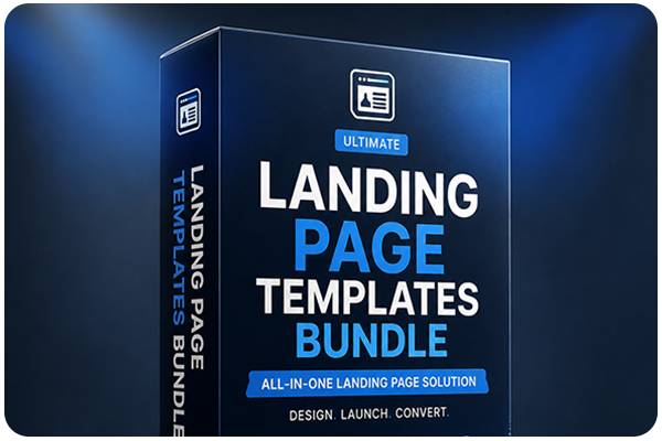 Landing Page Template Bundle – professional templates for creating high-converting landing pages